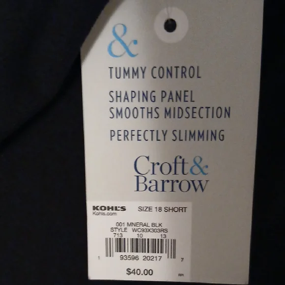 NWT Croft & Barrow Womens Dress Slacks - Picture 2 of 5